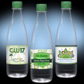 16.9 oz. Spring Water Full Color Label, Clear Glastic Bottle w/Green Cap